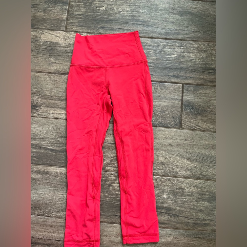 Lululemon Athletica Bright Red Leggings